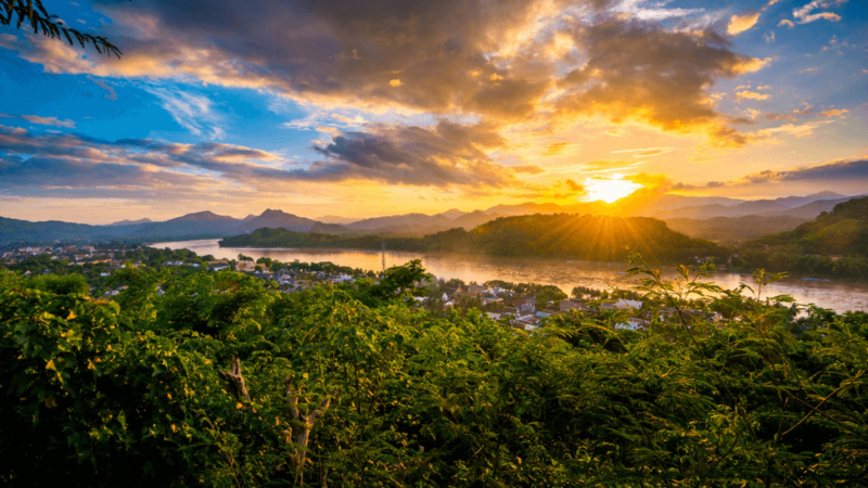 Landscape in Laos